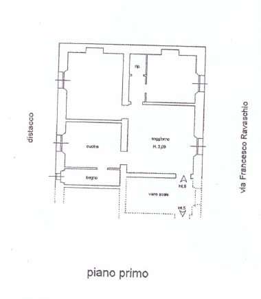 Mappa - NUDA PROPRIETÀ - SESTRI PONENTE - VIA RAVASCHIO